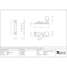 Beeswax Sash Hook Fastener | From The Anvil - Sash Hook Fasteners - From The Anvil - Yester Home