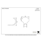 Beeswax Sash Lift | From The Anvil-Sash Lifts-Yester Home