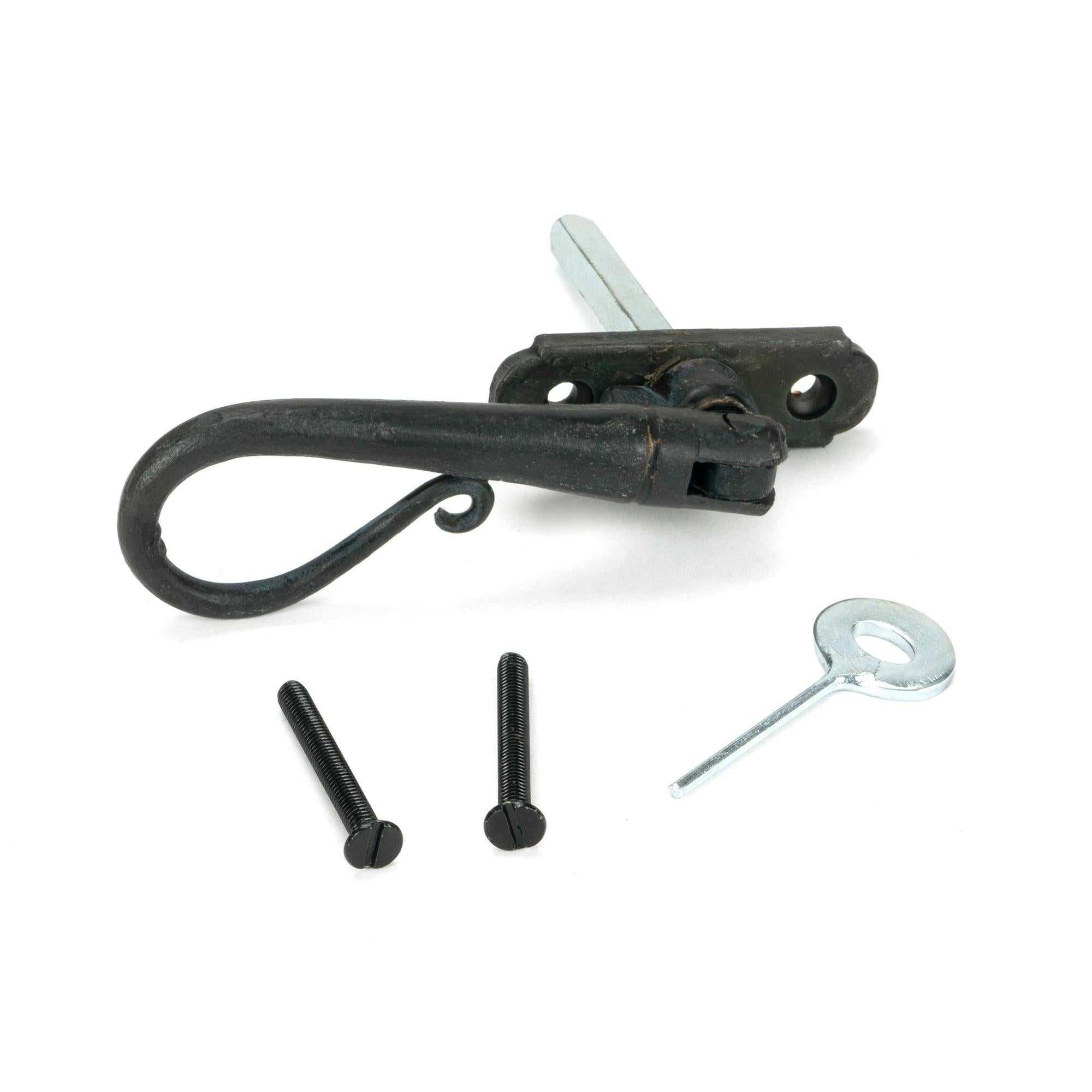 Beeswax Shepherd's Crook Espag - RH | From The Anvil - Espag. Fasteners - From The Anvil - Yester Home