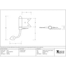 Beeswax Shutter Hinge (pair) | From The Anvil - Shutter Hinges - From The Anvil - Yester Home