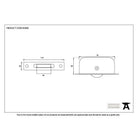 Beeswax Square Ended Sash Pulley 75kg | From The Anvil-Sash Pulleys-Yester Home