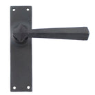 Beeswax Straight Lever Latch Set | From The Anvil - Lever Latch - From The Anvil - Yester Home