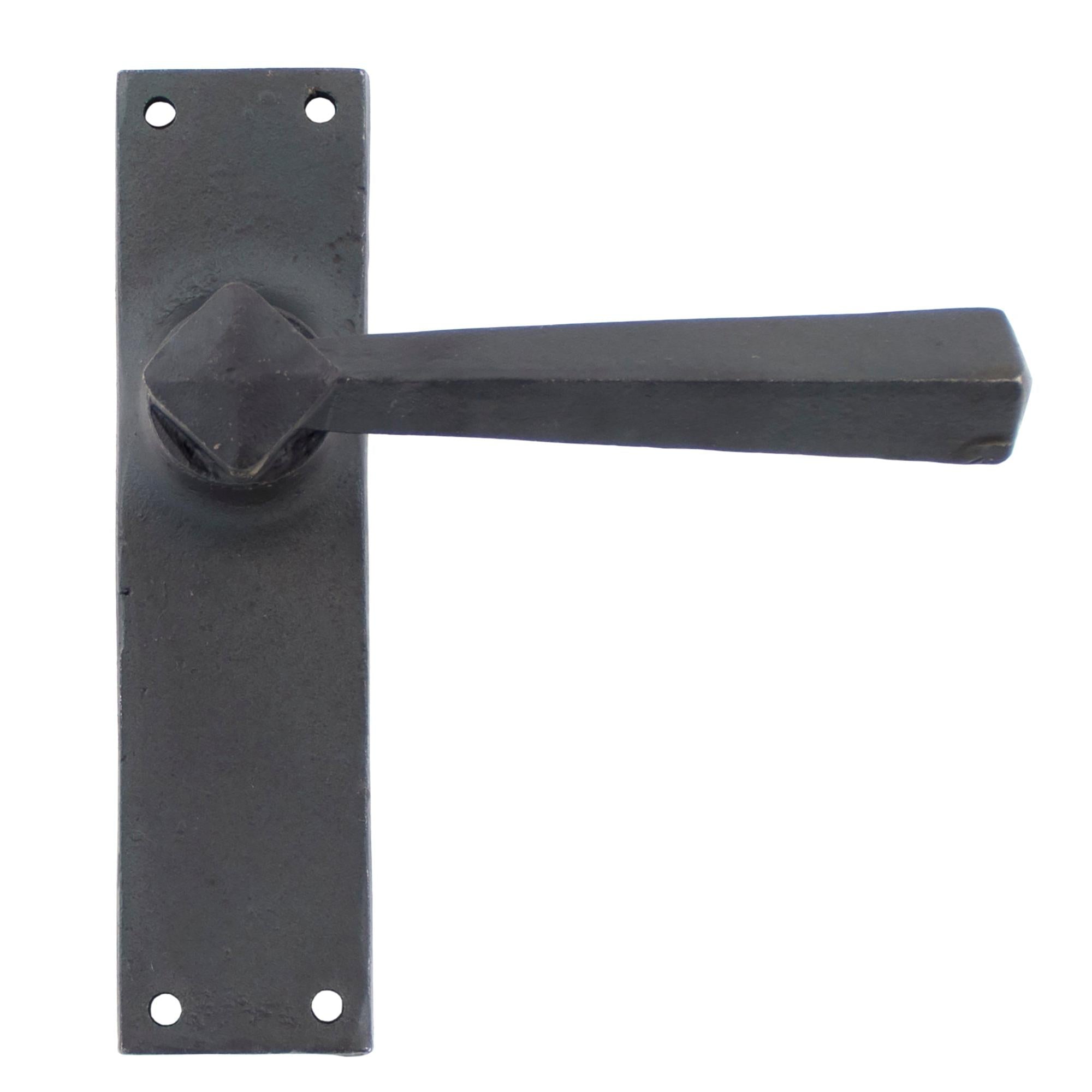 Beeswax Straight Lever Latch Set | From The Anvil - Lever Latch - From The Anvil - Yester Home