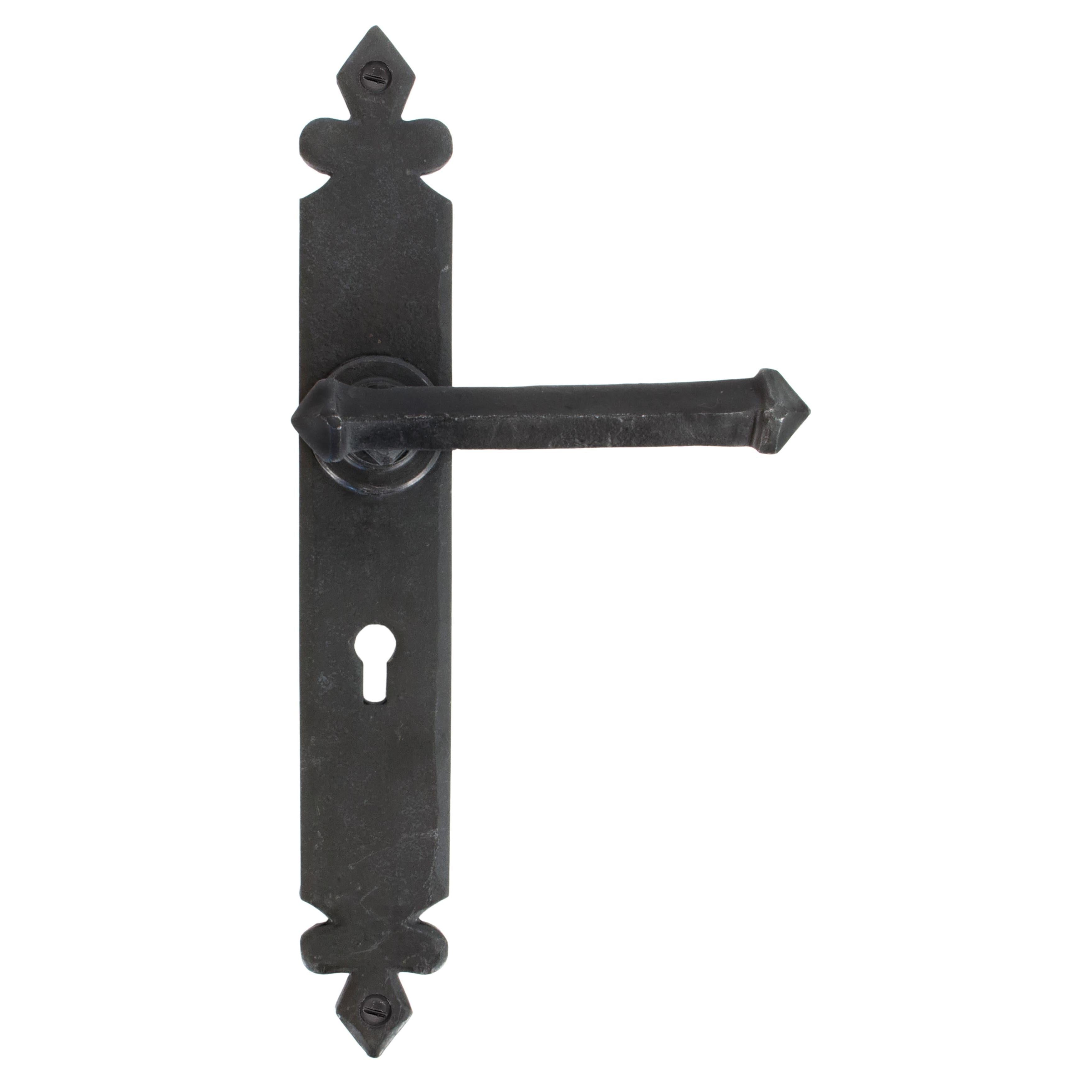 Beeswax Tudor Lever Lock Set | From The Anvil - Lever Lock - From The Anvil - Yester Home