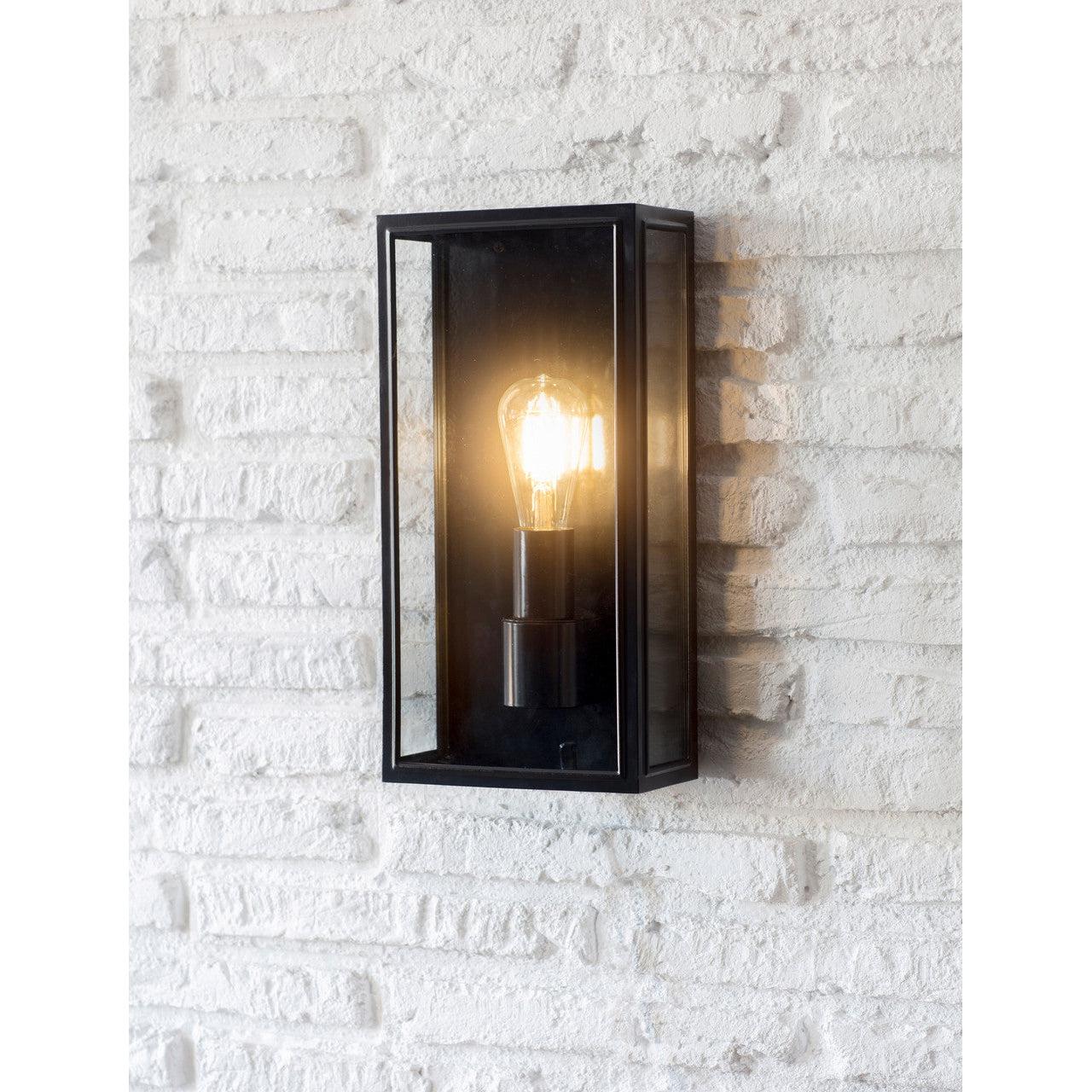 Belgrave Outdoor Lantern, Tall in Carbon - Steel-Outdoor Lighting-Yester Home