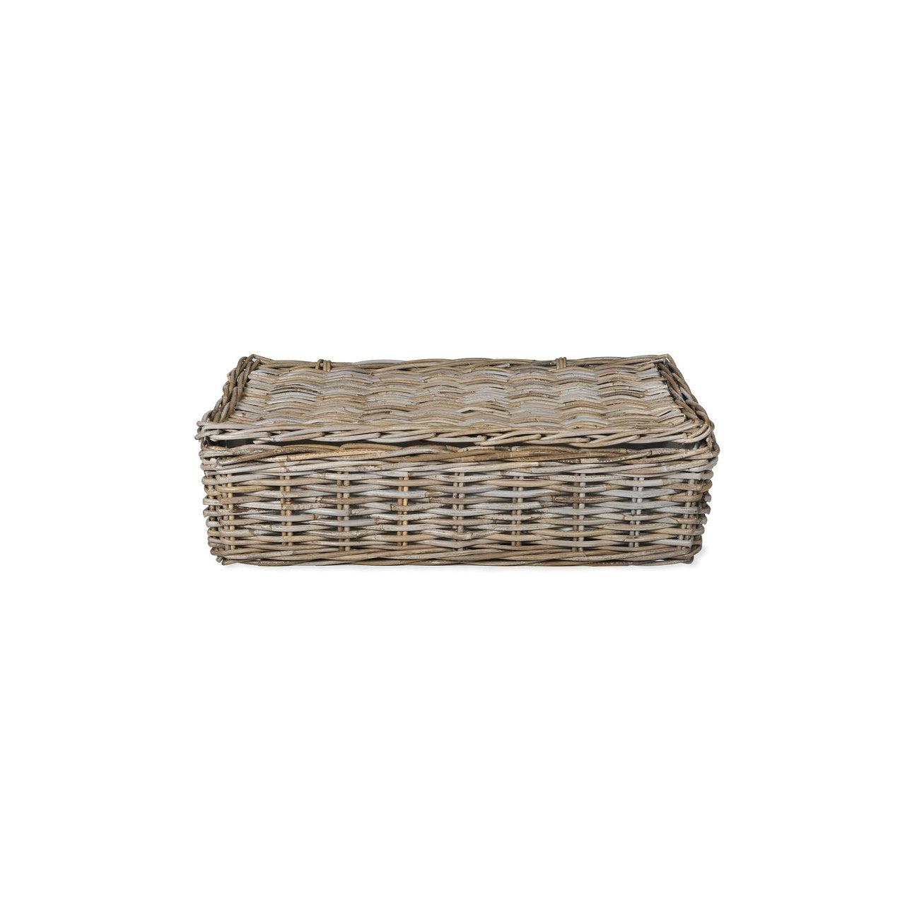 Bembridge Basket with Lid, Large - Rattan-Baskets-Yester Home
