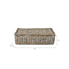 Bembridge Basket with Lid, Large - Rattan-Baskets-Yester Home