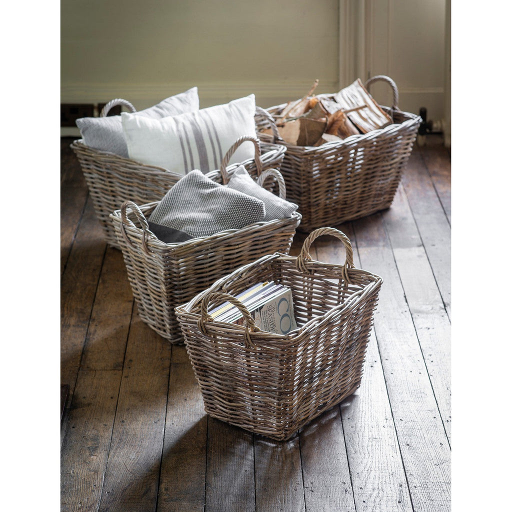 Bembridge Storage Baskets with Handles | Set of 2 | Natural - Baskets - Garden Trading - Yester Home