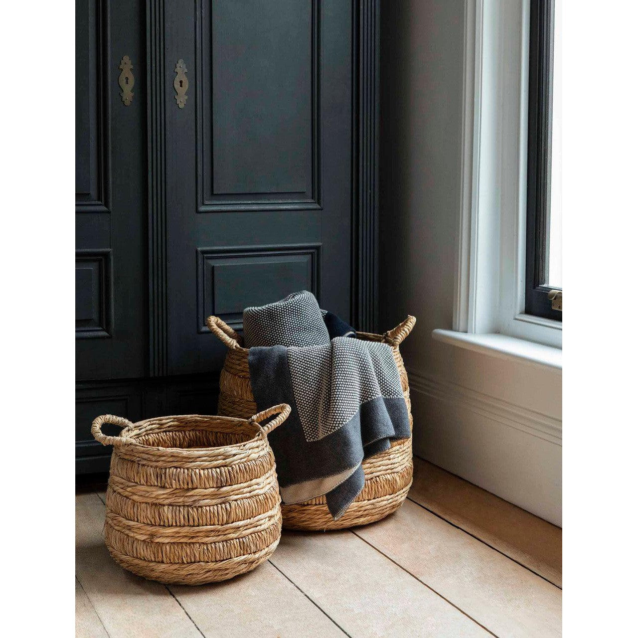 Bilberry Woven Basket | Round | Set of 2 - Baskets - Garden Trading - Yester Home