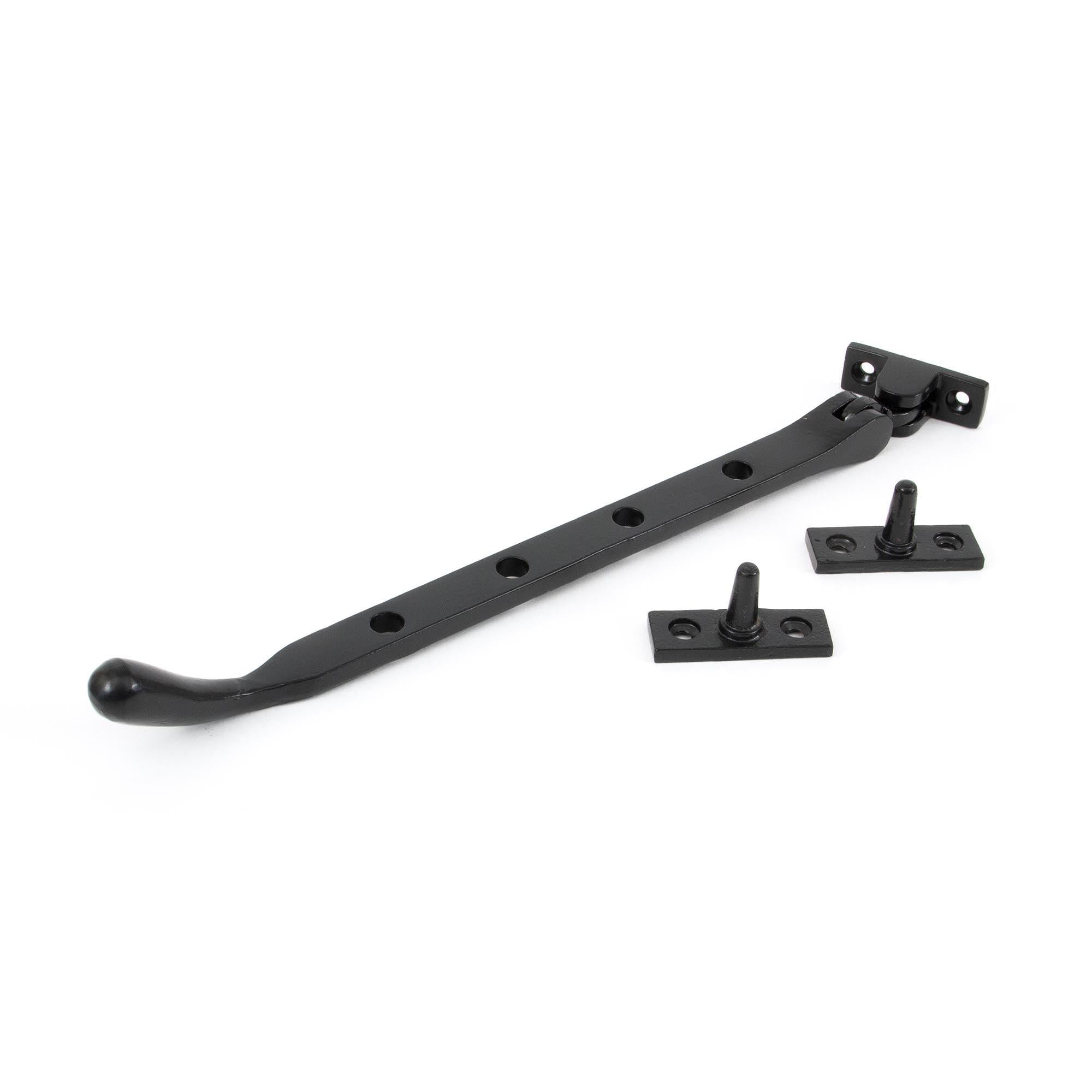 Black 10" Cast Peardrop Stay | From The Anvil - Stays - From The Anvil - Yester Home