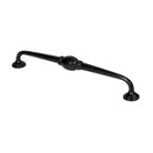 Black 10" Hammered D Handle | From The Anvil-D Handles-Yester Home