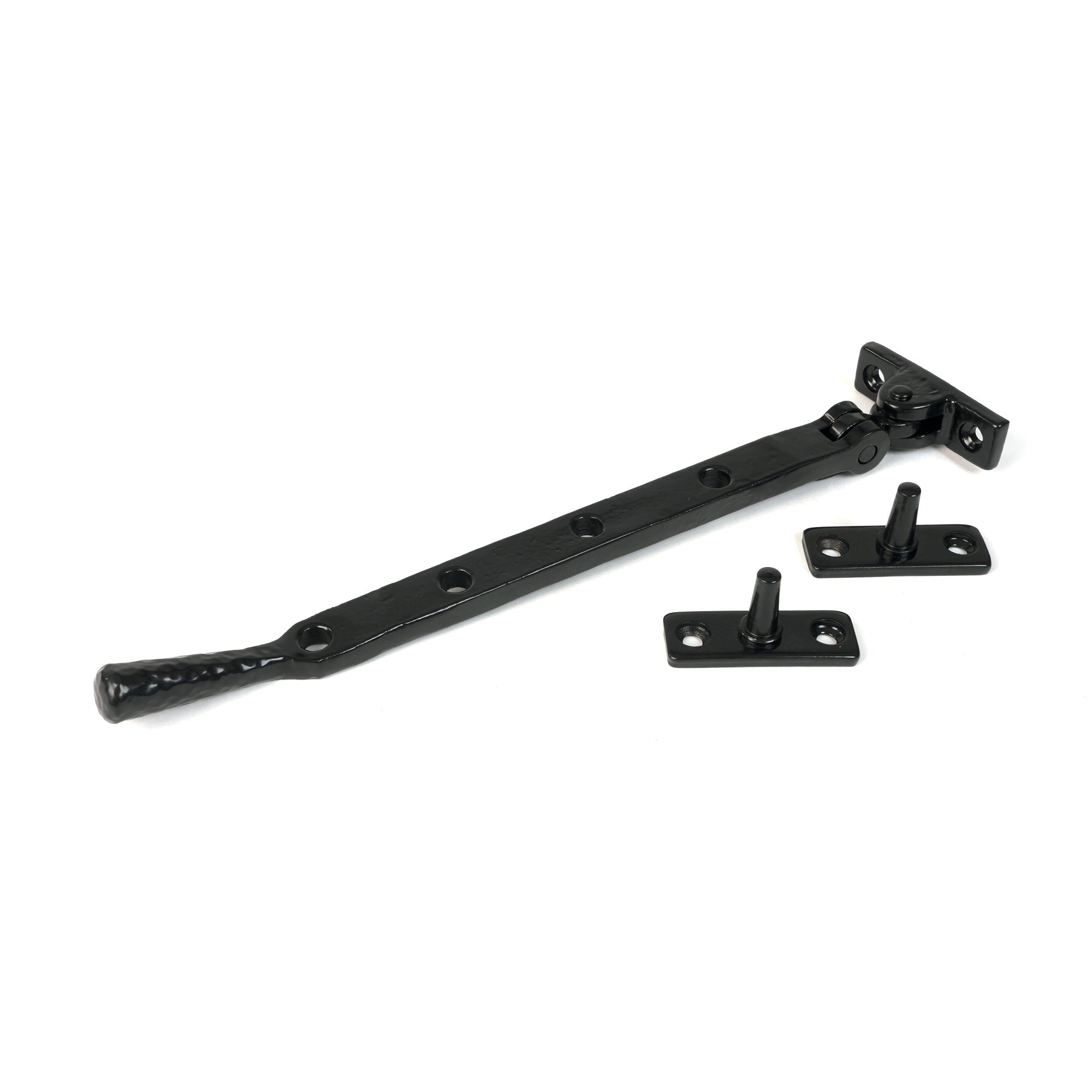 Black 10" Hammered Newbury Stay | From The Anvil-Stays-Yester Home