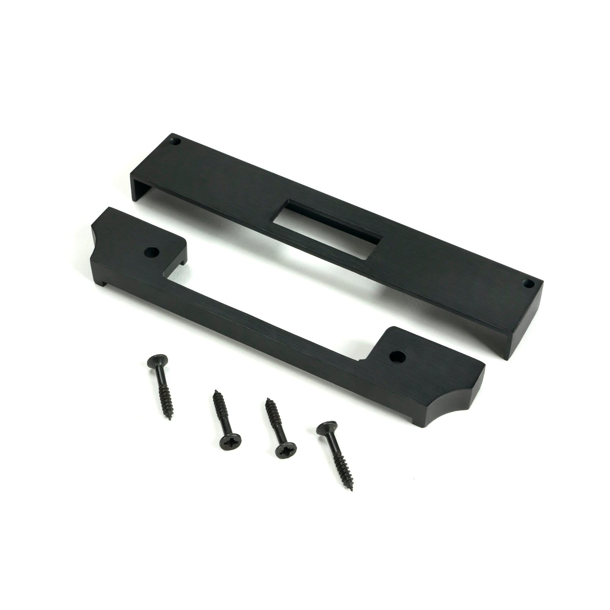 Black ½" Euro Dead Lock Rebate Kit | From The Anvil - Deadlocks & Deadbolts - From The Anvil - Yester Home