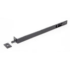 Black 12" Flush/Slide Door Bolt | From The Anvil-Bolts-Yester Home