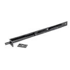 Black 12" Flush/Slide Door Bolt | From The Anvil-Bolts-Yester Home