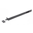 Black 12" Flush/Slide Door Bolt | From The Anvil - Bolts - From The Anvil - Yester Home