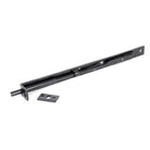 Black 12" Flush/Slide Door Bolt | From The Anvil - Bolts - From The Anvil - Yester Home
