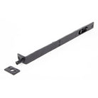 Black 12" Flush/Slide Door Bolt | From The Anvil-Bolts-Yester Home
