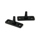 Black 12" Hammered Newbury Stay | From The Anvil - Stays - From The Anvil - Yester Home