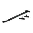 Black 12" Hammered Newbury Stay | From The Anvil - Stays - From The Anvil - Yester Home
