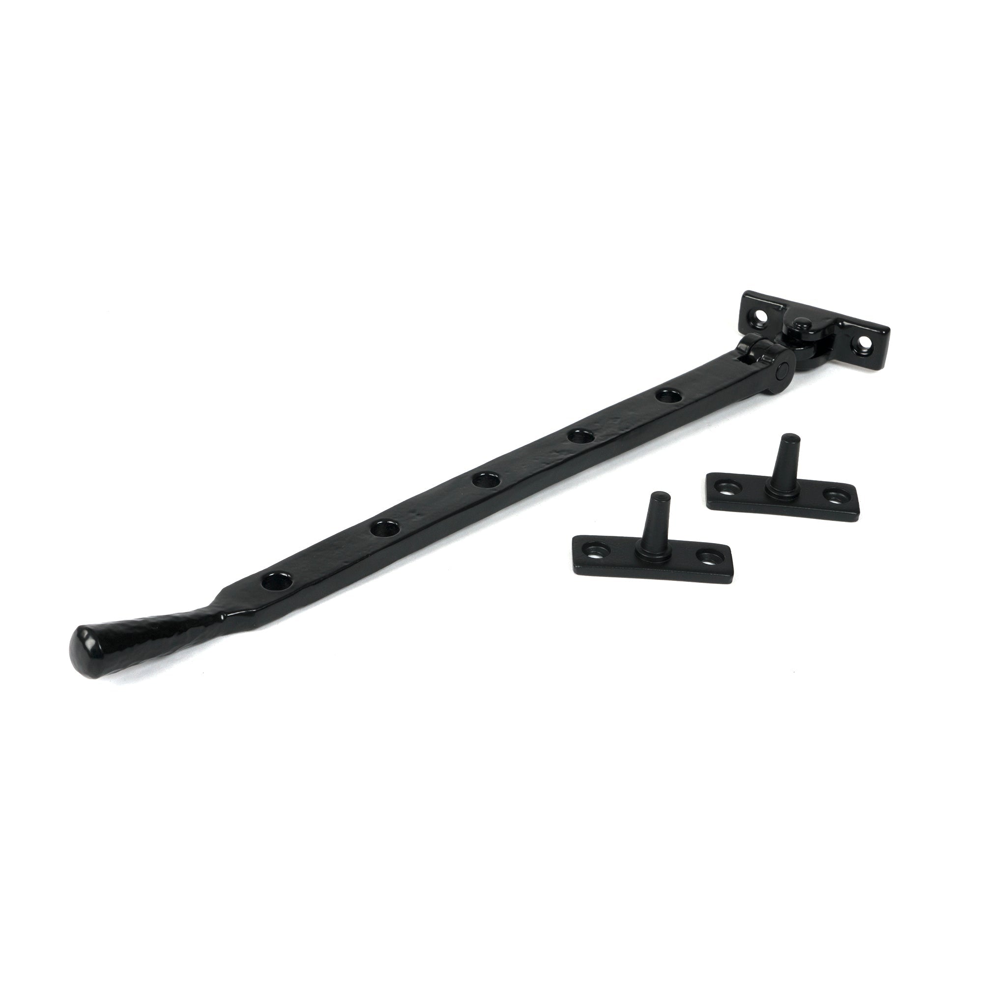 Black 12" Hammered Newbury Stay | From The Anvil-Stays-Yester Home