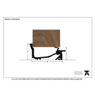 Black 1219mm Macclex Lowline Sill | From The Anvil-Sills-Yester Home