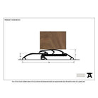 Black 1219mm Threshex Sill | From The Anvil-Sills-Yester Home