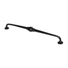 Black 13 1/2" Hammered D Handle | From The Anvil - D Handles - From The Anvil - Yester Home