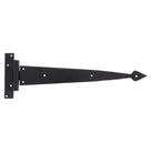 Black 15" Arrow Head T Hinge (pair) | From The Anvil - T Hinges - From The Anvil - Yester Home