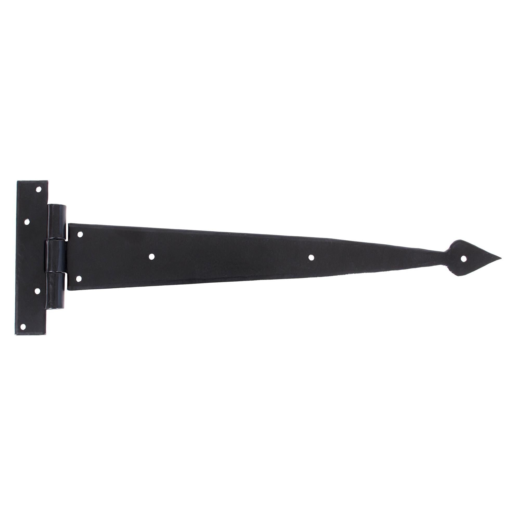 Black 15" Arrow Head T Hinge (pair) | From The Anvil - T Hinges - From The Anvil - Yester Home