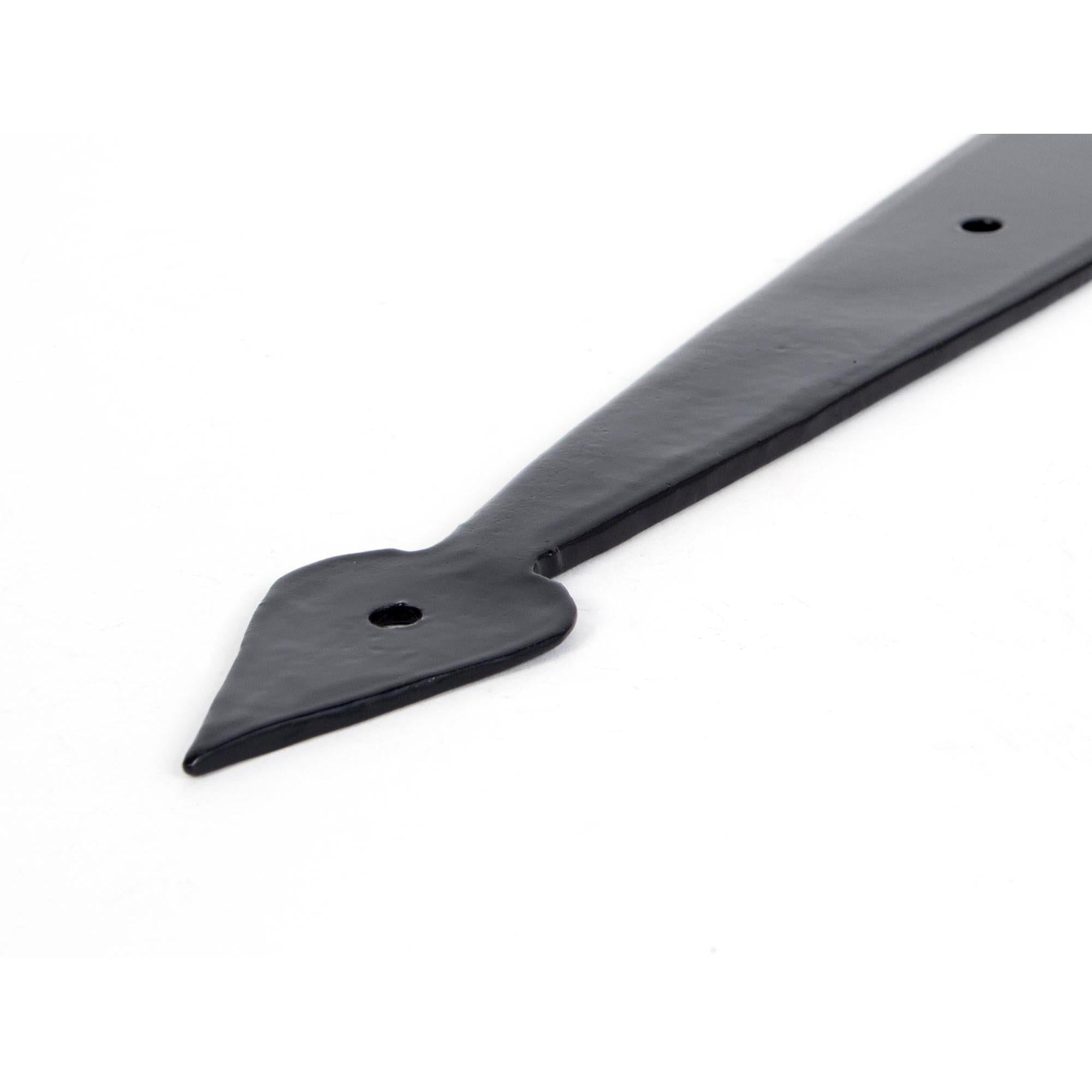Black 15" Arrow Head T Hinge (pair) | From The Anvil - T Hinges - From The Anvil - Yester Home
