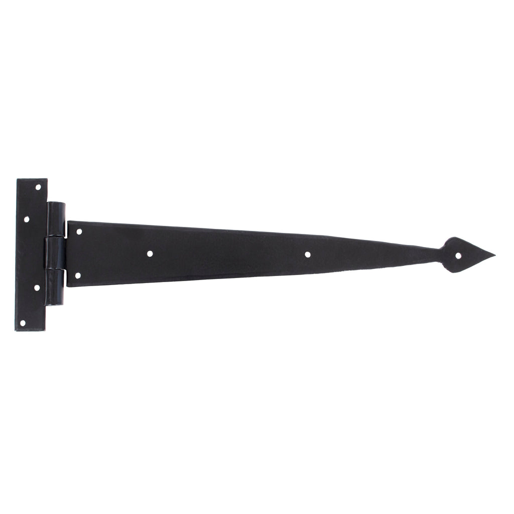 Black 15" Arrow Head T Hinge (pair) | From The Anvil-T Hinges-Yester Home