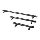 Black 156mm Bar Pull Handle | From The Anvil-Pull Handles-Yester Home