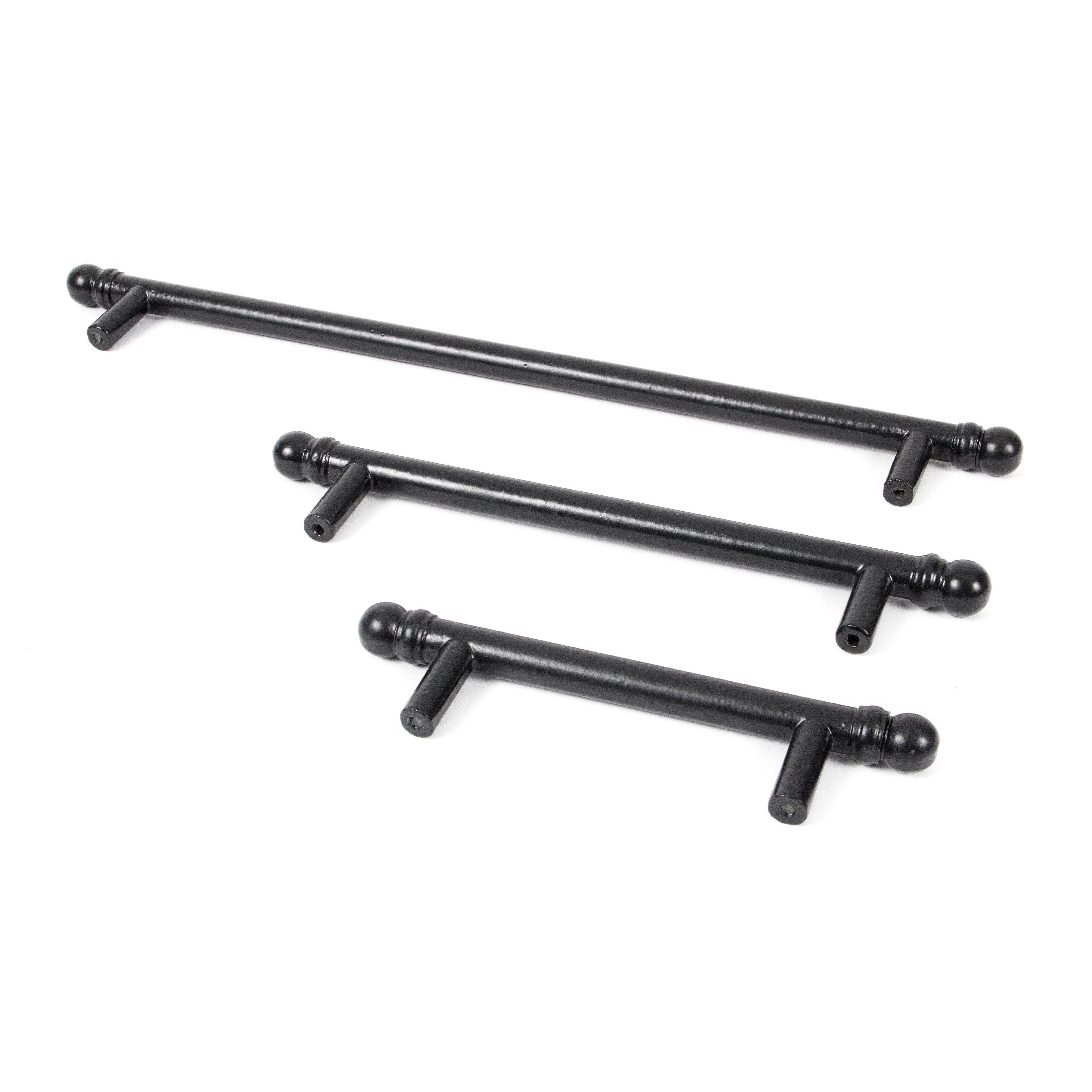 Black 156mm Bar Pull Handle | From The Anvil-Pull Handles-Yester Home