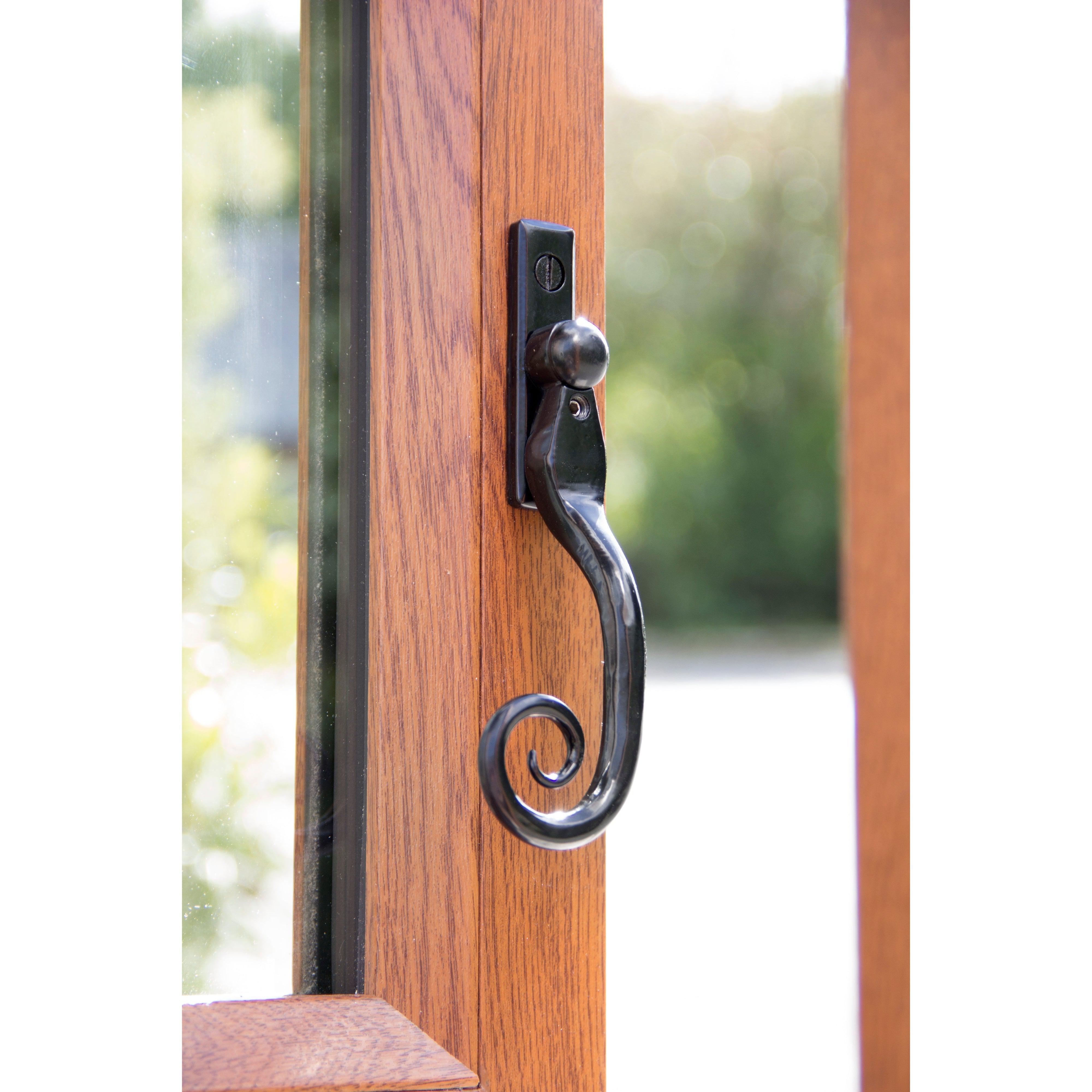 Black 16mm Monkeytail Espag - LH | From The Anvil-Espag. Fasteners-Yester Home