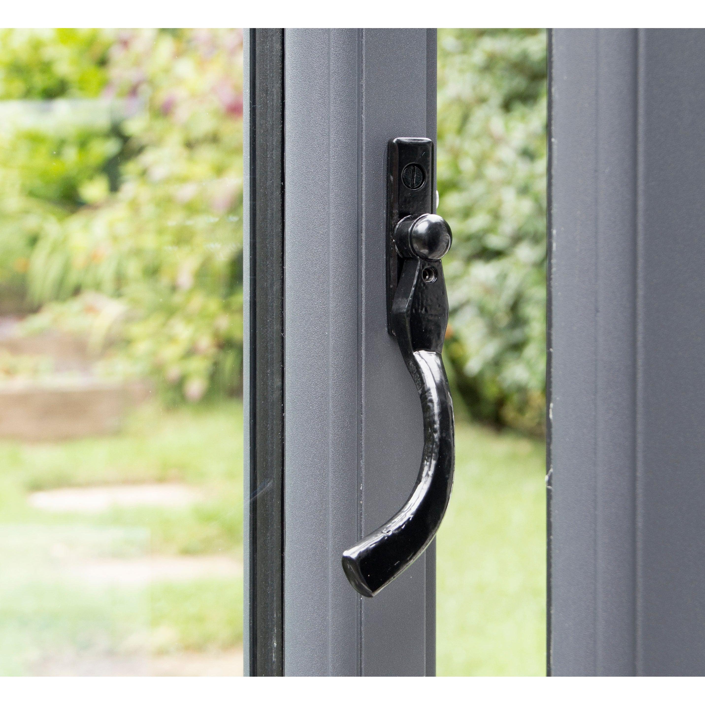 Black 16mm Peardrop Espag - LH | From The Anvil-Espag. Fasteners-Yester Home