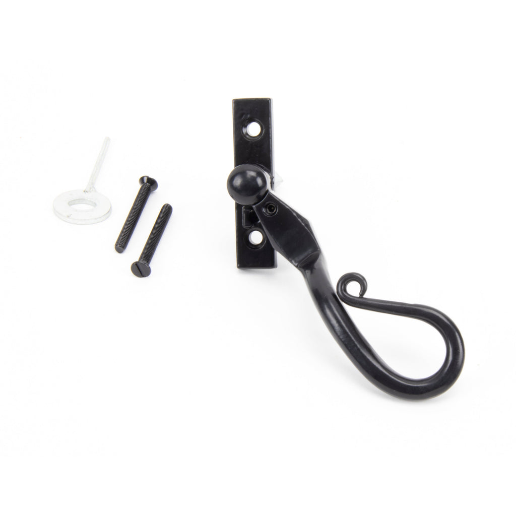 Black 16mm Shepherd's Crook Espag - RH | From The Anvil-Espag. Fasteners-Yester Home