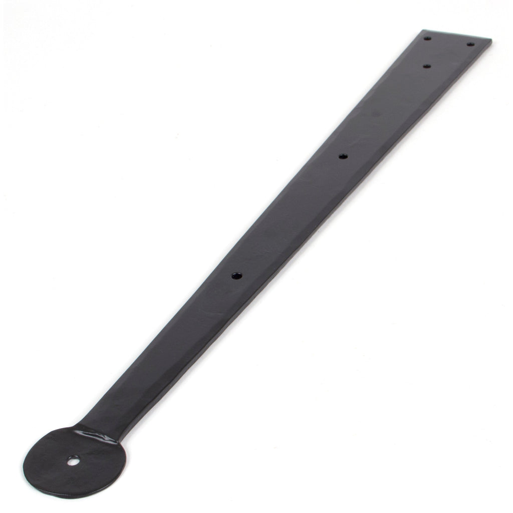 Black 18" Penny End Hinge Front (pair) | From The Anvil