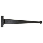 Black 18" Penny End T Hinge (pair) | From The Anvil - T Hinges - From The Anvil - Yester Home