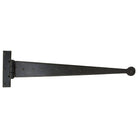 Black 18" Penny End T Hinge (pair) | From The Anvil-T Hinges-Yester Home