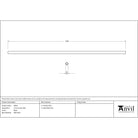 Black 1.5m Curtain Pole | From The Anvil-Poles-Yester Home