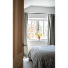 Black 1m Curtain Pole | From The Anvil-Poles-Yester Home