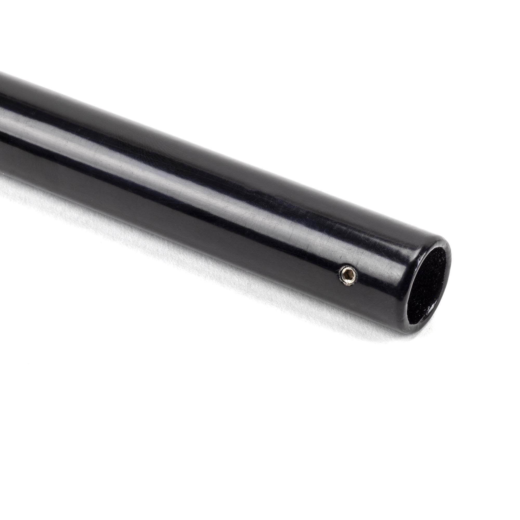 Black 1m Curtain Pole | From The Anvil - Poles - From The Anvil - Yester Home