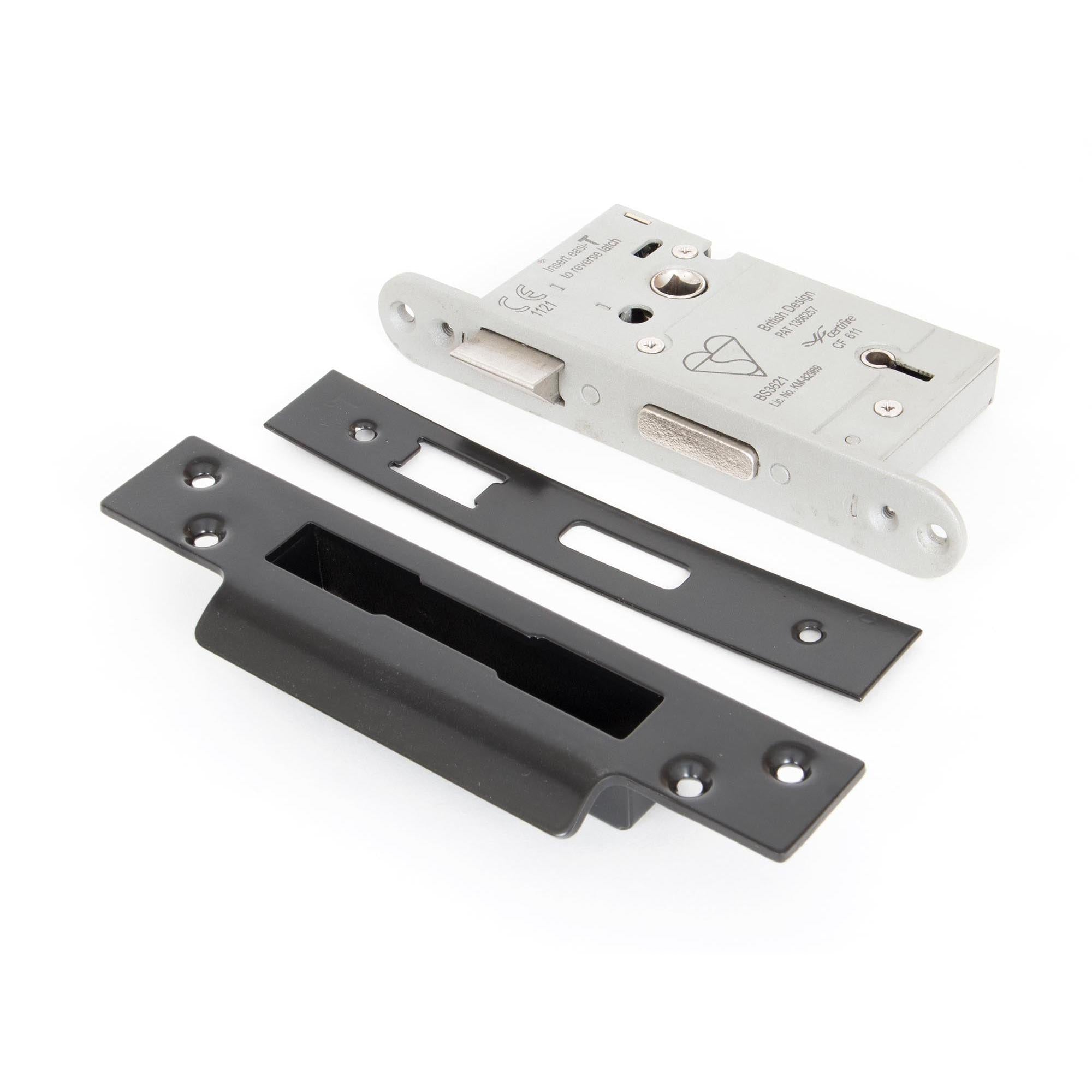 Black 2½" 5 Lever Heavy Duty Sash Lock KA | From The Anvil - Sash Locks - From The Anvil - Yester Home