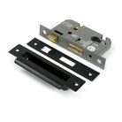 Black 2½" Euro Profile Sash Lock | From The Anvil - Euro Locks - From The Anvil - Yester Home
