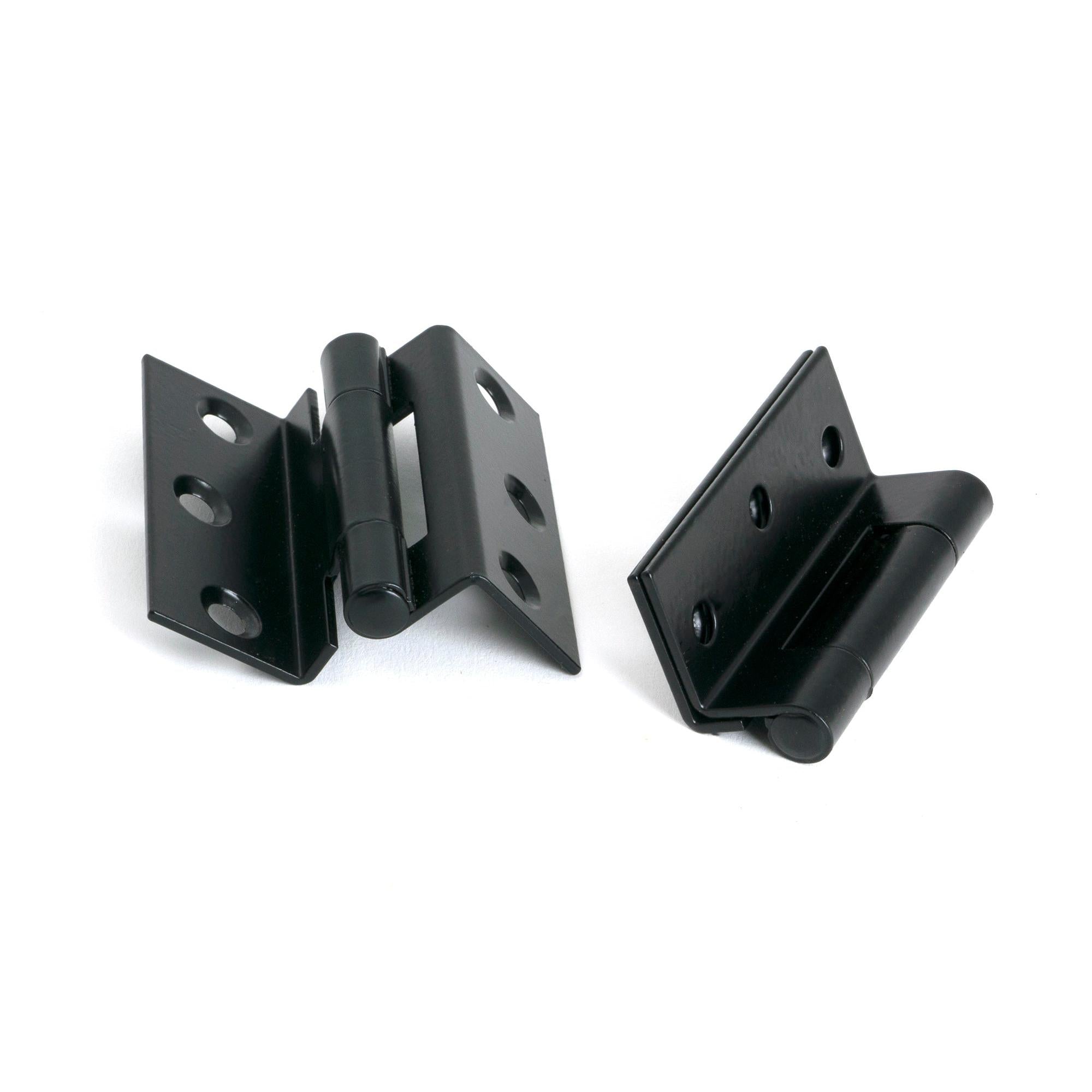Black 2½" Stormproof Hinge 1951 (Pair) | From The Anvil - Stormproof Hinges - From The Anvil - Yester Home