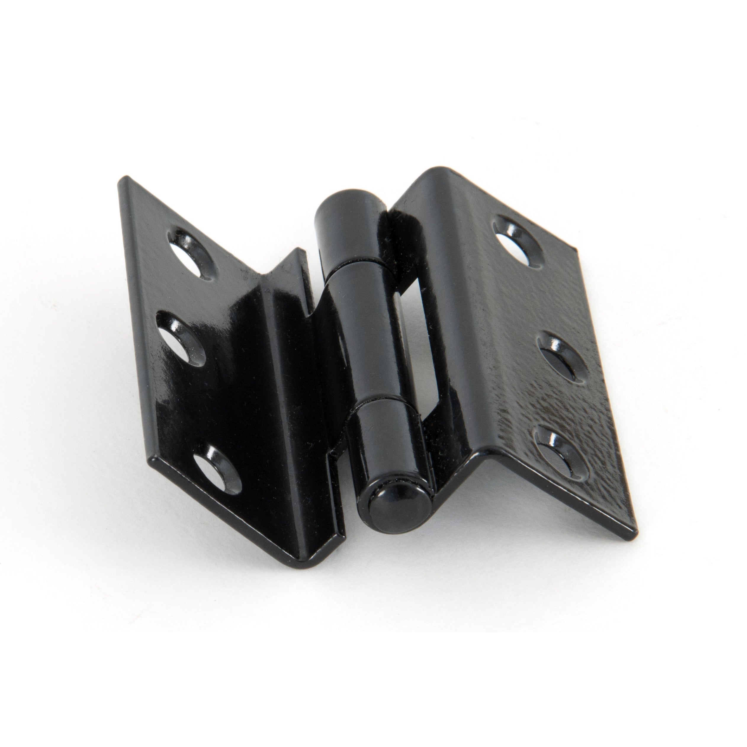 Black 2½" Stormproof Hinge 1951 (Pair) | From The Anvil-Stormproof Hinges-Yester Home