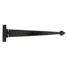 Black 22" Arrow Head T Hinge (pair) | From The Anvil - T Hinges - From The Anvil - Yester Home