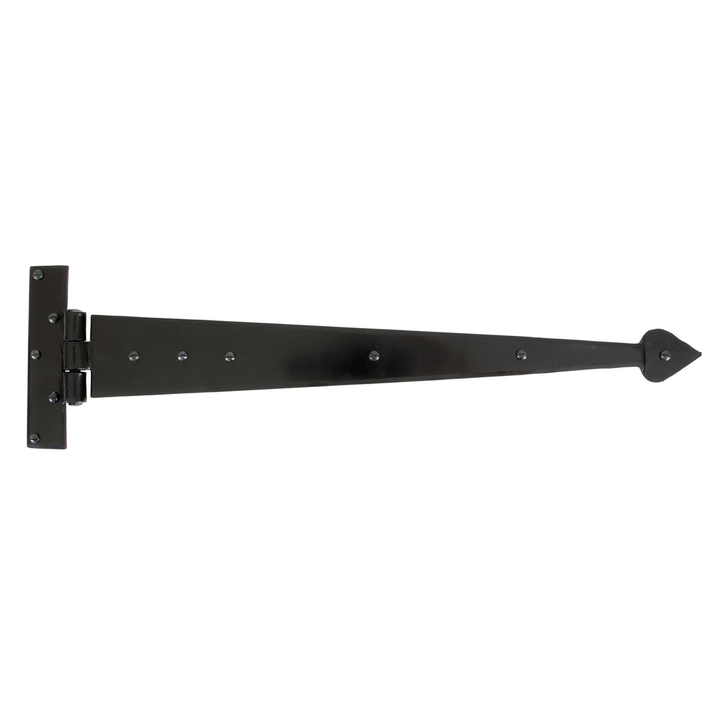 Black 22" Arrow Head T Hinge (pair) | From The Anvil-T Hinges-Yester Home
