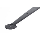 Black 22" Penny End T Hinge (pair) | From The Anvil-T Hinges-Yester Home